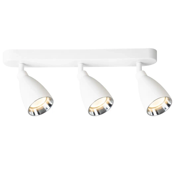 Potrójny sufitowy plafon Campana LP-3103/3WS WH regulowany biały