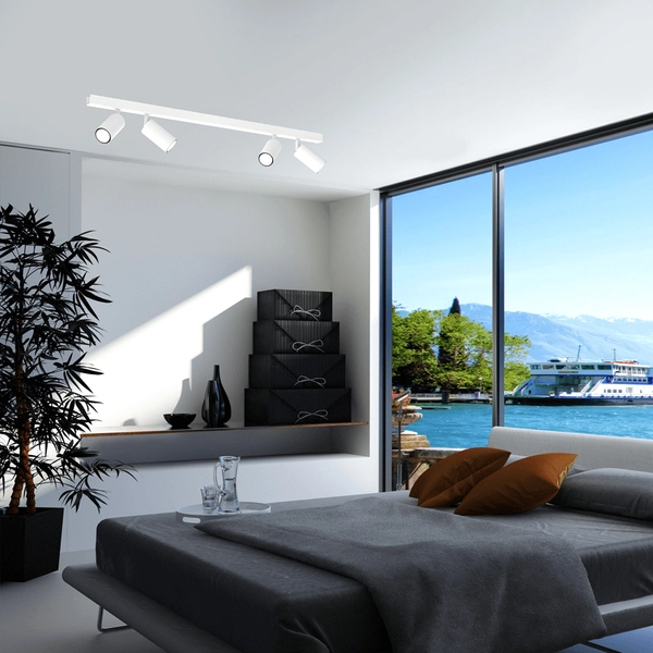 Lampa sufitowa Hudson MLP8804 nowoczesna klasyczna biała