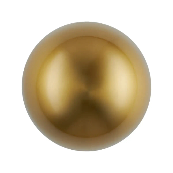 Złota lampa ścienna BUTTON ST-9931W okrągła LED 1x11W metalowa