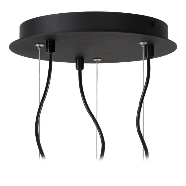 Wisząca lampa do salonu NINJA 44415/03/99 Lucide żółty różowy szary