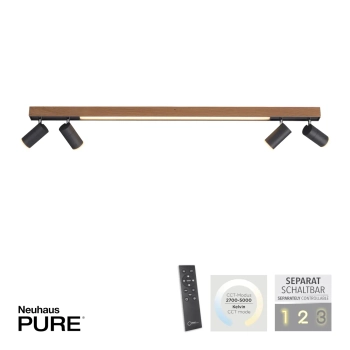 Sufitowa lampa PURE-LINES brązowa antracyt 6121-79 5xLED 25W CCT tuby