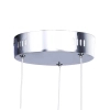 Lampa wisząca glamour CRYSTAL NET 7783-54P chromowana aluminium LED 54W 3000K do biura