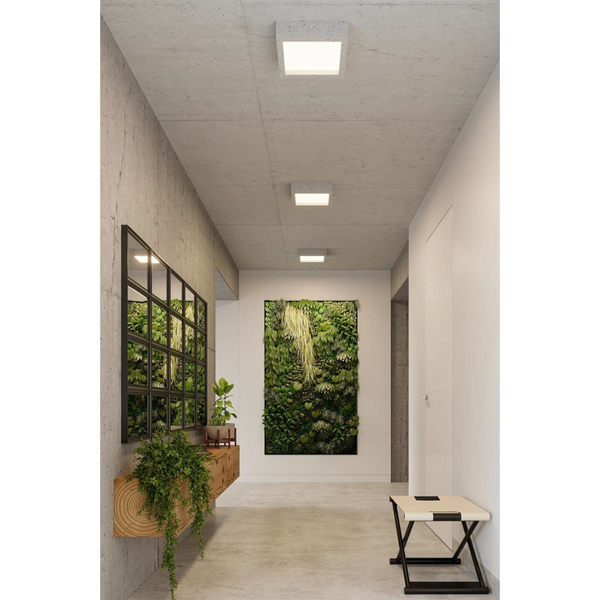 Betonowy plafon kuchenny SL.0995 LED 18W kwadratowa lampa sufitowa