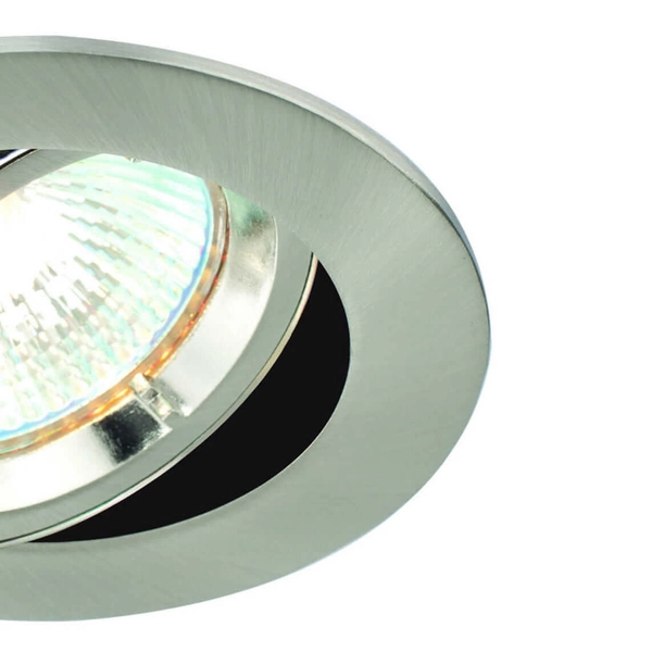 Regulowana lampa podtynkowa Cast 52333 Saxby srebrna