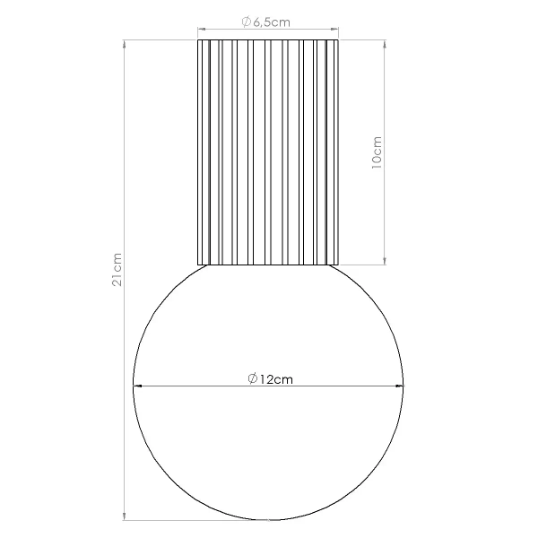 Kulista sufitowa lampa HALO SL.1708 do łazienki IP44 biała