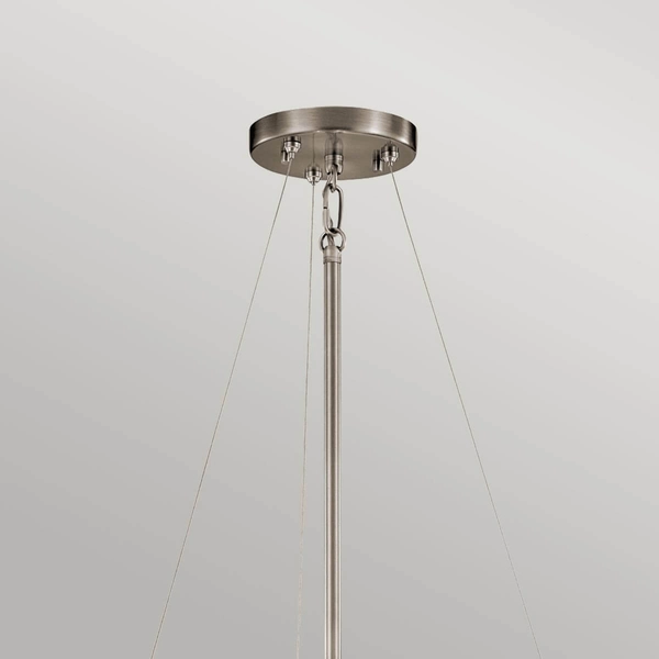 Okrągła lampa wisząca Silver Coral KL-SILVER-CORAL-P-A Kichler srebrny