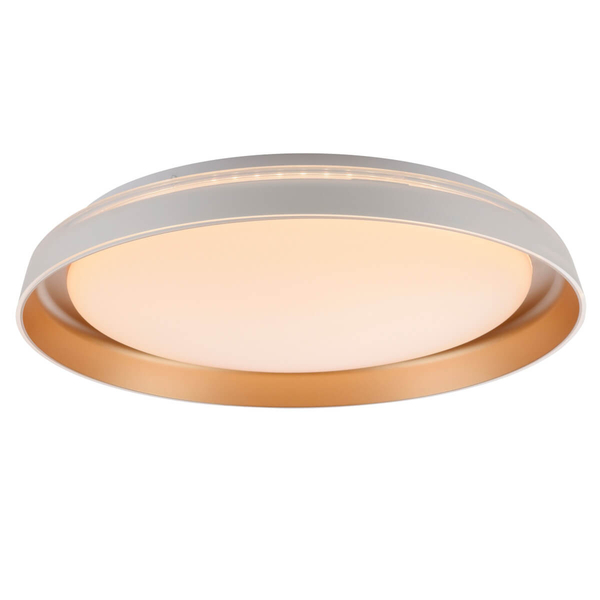 Okrągły plafon Sati 14368-60 Just Light LED 19,5W 3000K do jadalni mosiądz