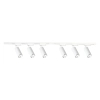 Szynowy zestaw jednoobwodowy Mica Track ML2107 z tubkami biały