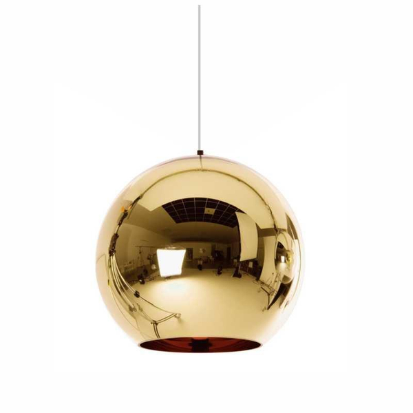 Kulista lampa wisząca Glow ST-9021-S gold Step szkło lustrzane złota
