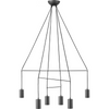 LAMPA wisząca IMBRIA 9677 Nowodvorski OPRAWA zwis kable  pająk  czarny