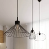 Lampa wisząca druciana Leyo SL.1205 loft metalowa czarna