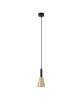 Metalowa lampa wisząca nad stół 22180 LED 7W 3000K tuba czarny złoty