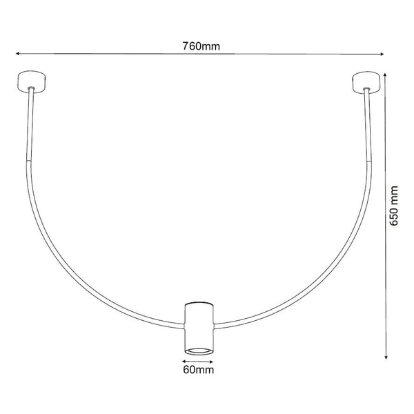 Wisząca lampa sypialniana No.C 5082 Shilo metalowa z regulacją 76cm platynowa