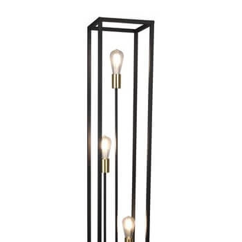 Stojąca lampa metalowa VITO R40193032 loft metalowa czarna