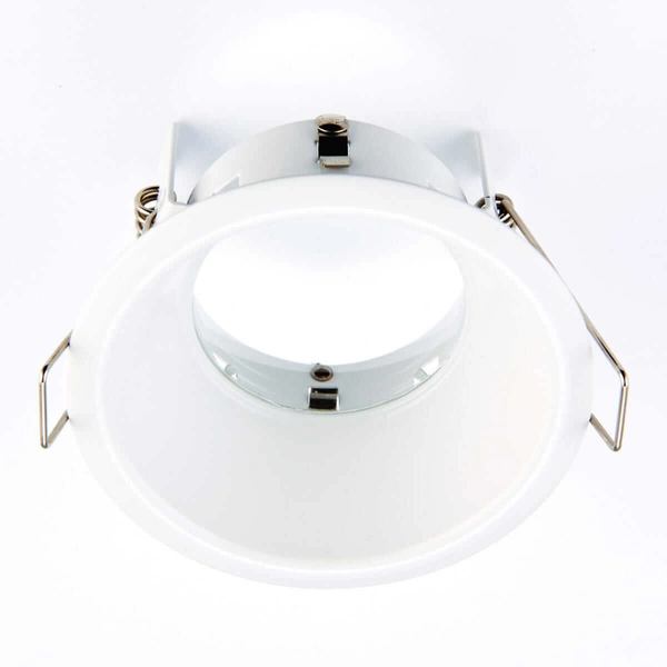 Okrągła oprawa podtynkowa Speculo 80247 Saxby IP65 metalowa biała