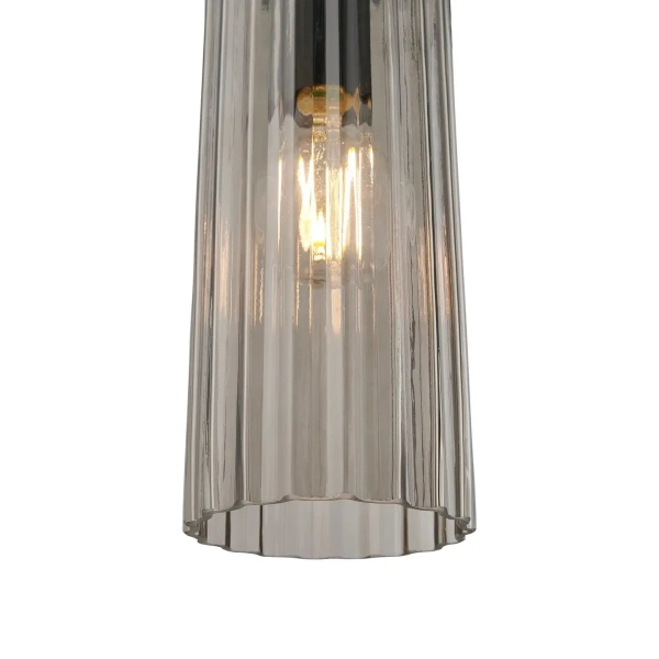 Wisząca lampa jadalniana szklana Miella 2412533047 przydymiony