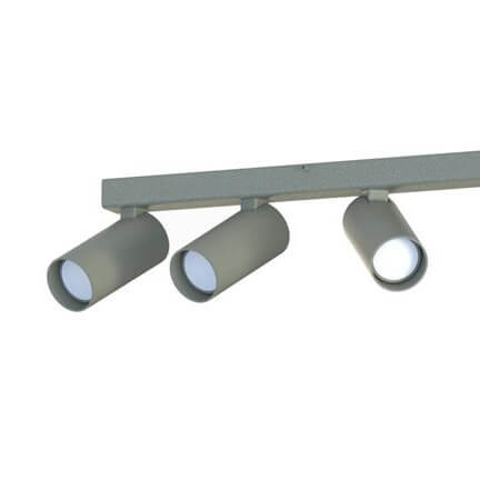 Nasufitowa lampa metalowa Fourty 11468 regulowana metalowa jedwabisty grafit