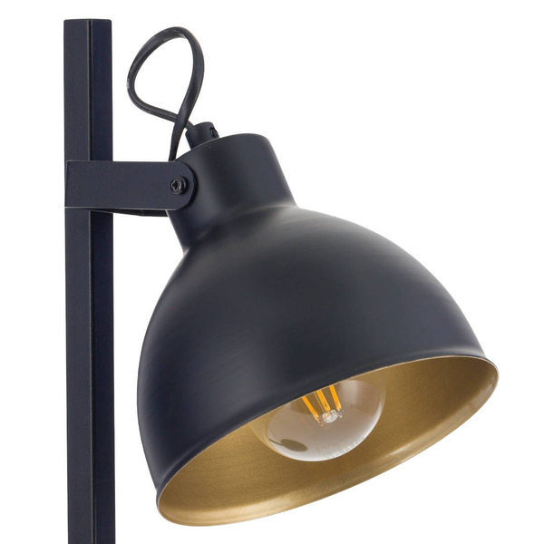 Industrialna lampa stołowa MARS Sigma stojąca czarna