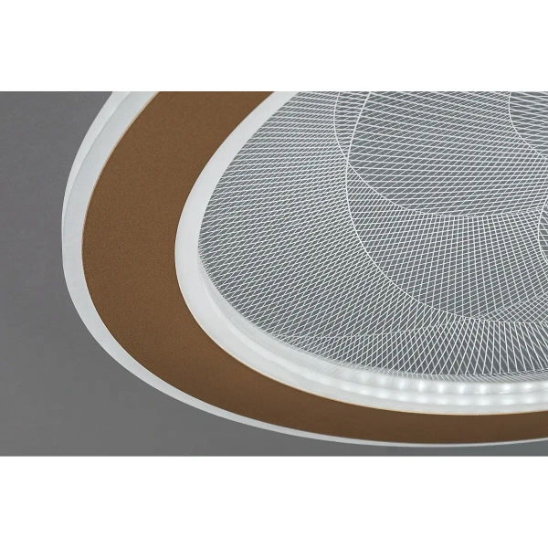 Ringowy plafon sufitowy Zofrael 71281 LED 24W 3000-6500K złoty