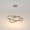 Wisząca lampa na linkach Rim MOD058PL-L74BS3K LED 88W 3000K mosiądz