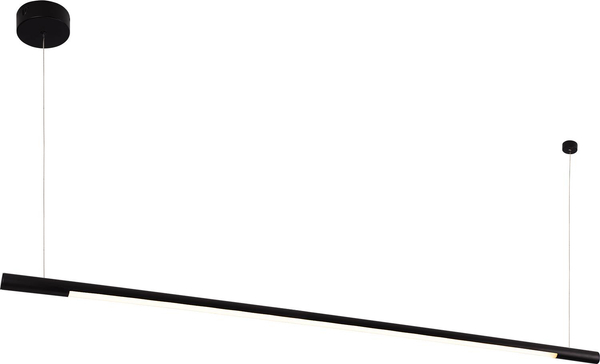 LAMPA wisząca ORGANIC P0358 Maxlight metalowa OPRAWA belka ZWIS listwa LED 26W 3000K podłużna czarna