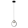 Wisząca lampa kula Lacrima 31-35592 LED 15W 3000K do salonu czarna