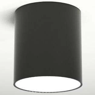 Natynkowa LAMPA sufitowa ZAMA 7037 Shilo metalowa OPRAWA LED 15W 3000K tuba czarna