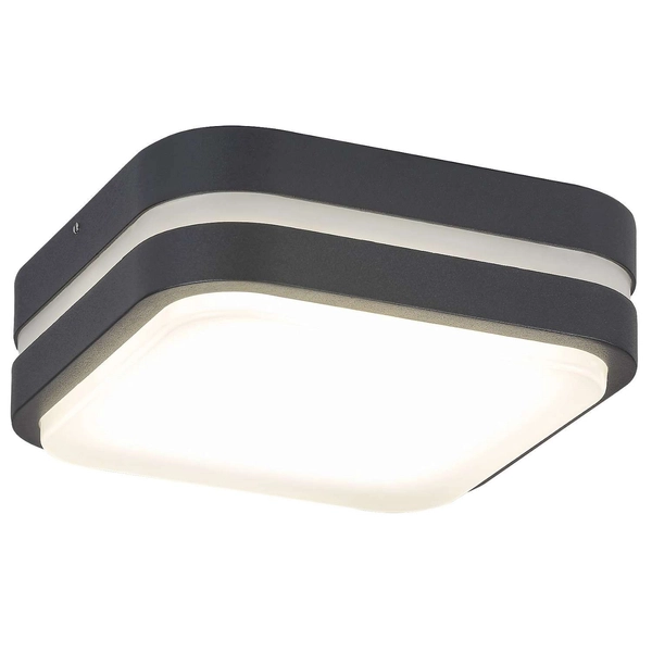Tarasowa lampa sufitowa Hamburg 8849 Rabalux LED 10W 4000K IP44 antracyt