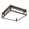 Plafon WITHAM 677860142 antracytowy LED 14W 2300-4000K kwadratowy