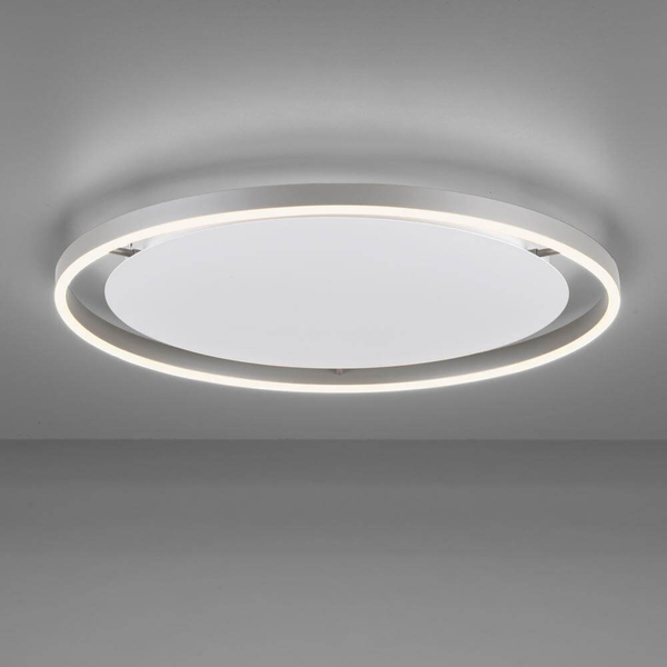 Ledowa lampa sufitowa Ritus 15392-95 Just Light do przedpokoju 28W 3000K aluminium