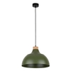 Lampa wisząca skandynawska kopułowa Cap 5665 TK Lighting drewniana zielona