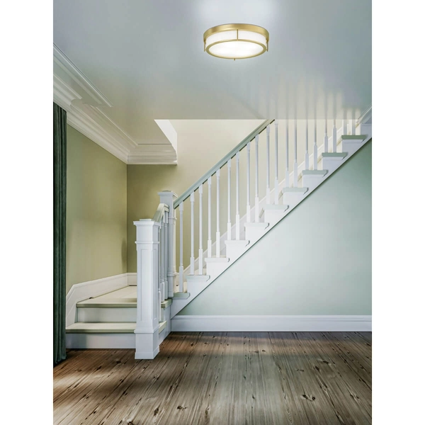 Sufitowa lampa chromowana Romi plafoniera z abażurem nad stół