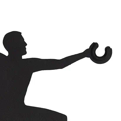 Uchwyt dekoracyjny do przewodów ACROBAT 11794 metalowy czarny