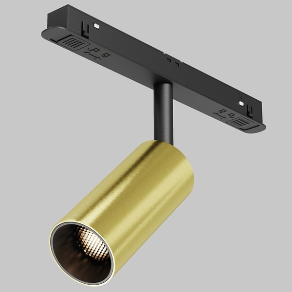 Regulowana lampa szynowa magnetyczna Focus TR032-2-5W3K-M-BBS LED 5W 3000K mosiądz