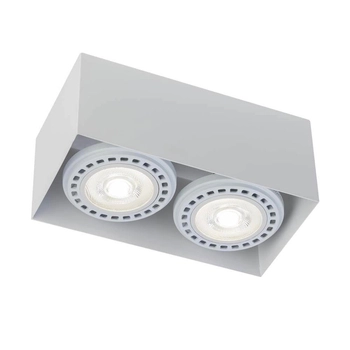 Spot LAMPA sufitowa YATOMI 7134 Shilo regulowana OPRAWA prostokątna biała