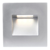 Ramka do lampy schodowej  Albus 99764 kwadratowa srebrna
