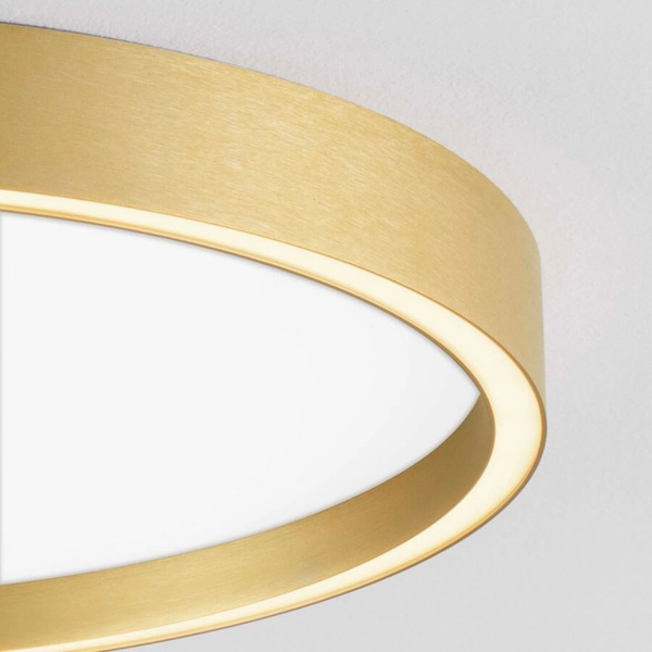 Okrągły plafon metalowy TOCACHE LE44875 LED 38W 2700-3000K złota