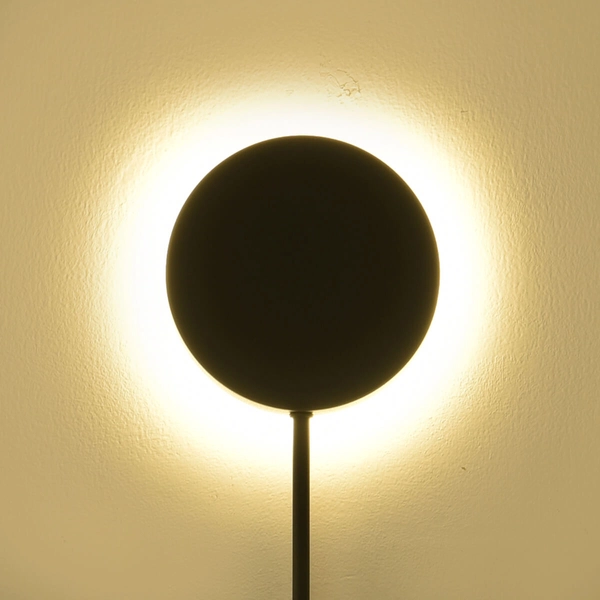 Metalowy kinkiet Clex MW1134-1120 Step LED 12W 3000K do holu czarny