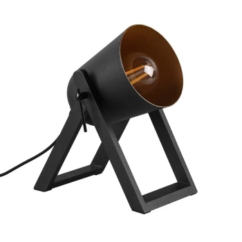 Lampa stołowa reflektor MARC R50721080 czarny złoty