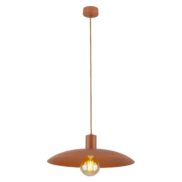 Zwisająca lampa do salonu Astra 10882 na kablu żarówka ceglany