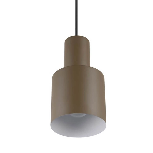 Lampa zwisająca ELIOR DL141319400 Trio regulowana wysokość szary