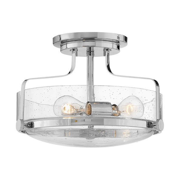 Salonowa lampa sufitowa Harper HK-HARPER-SFS-CM-CS Hinkley przezroczysty chrom