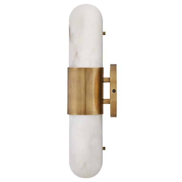 Łazienkowy kinkiet Ibiza QN-IBIZA-M-HB LED 21W 3000K podłużny IP44 mosiądz