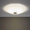 Sufitowa lampa sypialniana Polar nad łóżko biała stal