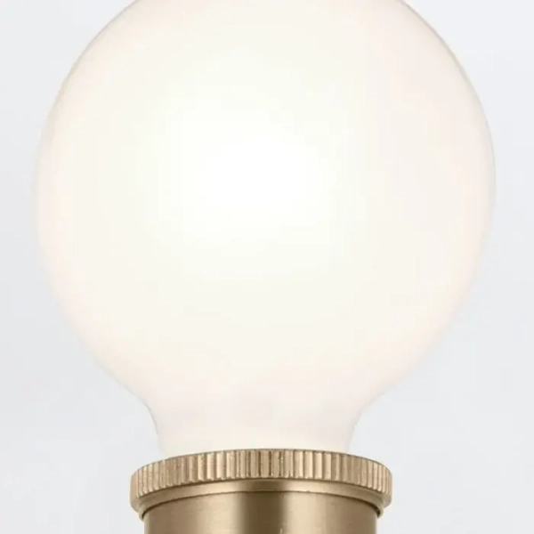 Ścienny kinkiet Torche QN-TORCHE-2W-CPZ LED 3W 3000K IP44 brąz szampański