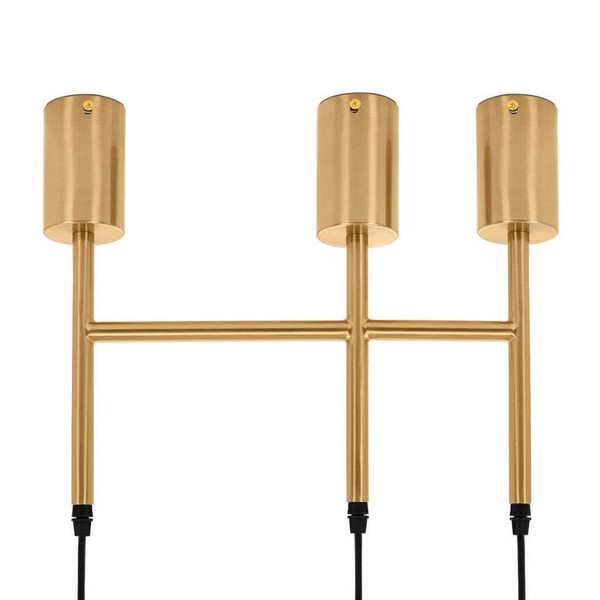 Industrialna lampa wisząca Riva MSE010100396 Moosee metalowa złota
