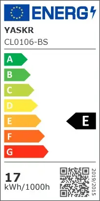 Przysufitowa lampa Slide CL0106-BS LED 17W 3000K tuby czarny mosiądz