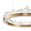 Pierścieniowa lampa wisząca Montana ST-6490P/1 LED 26W 3000K ring złoty