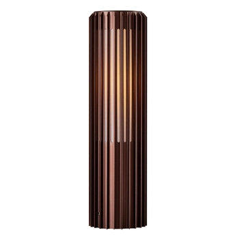 Lampa stojąca słupek ALUDRA 2118028261 IP44 do ogrodu brązowy