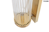 Ścienna lampa Column MSE010100361 szklana glamour złota